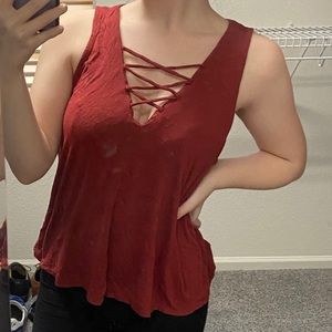 forever 21 crossed top